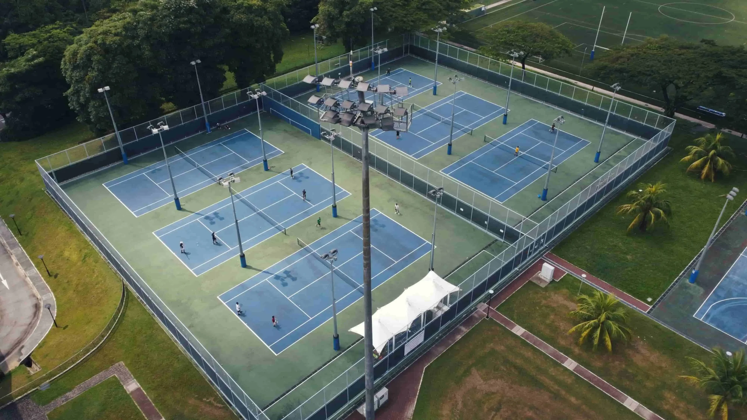 Nice looking tennis court scaled